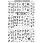 Stickere 3D pentru unghii cod R087